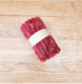Velours Grosses Côtes : Hannibal. Lie de vin - Tissus LM