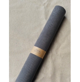 Tissus Velours Côtelé - Anthracite (Coupon Grand Format) - Tissus LM