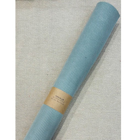 Coupon Velours Côtelé “Starsky” Lagon – Fine Côtes 3 mm - 50 x 70 cm - Tissu Ameublement