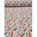 Coton Imprimé - Couture 3D. Vert ( Coupon Grand Format ) - Tissus LM