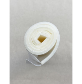 Coupon Mousse Résille 5mm "Style Vil VO799" Blanc – 50 x 70 cm - Entoilage