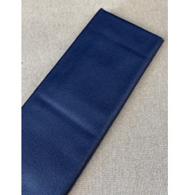 Tissu Coton Enduit Uni Brillant. Marine (Coupon Grand Format) - Tissus LM