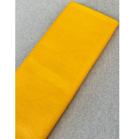 Tissu Coton Enduit Uni Brillant. Moutarde (Coupon Grand Format) - Tissus LM