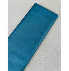 Tissu Coton Enduit Uni Brillant. Pétrole (Coupon Grand Format) - Tissus LM