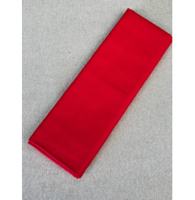 Coupon Coton Enduit - Rouge - Enduction Brillante - Tissu Imperméable