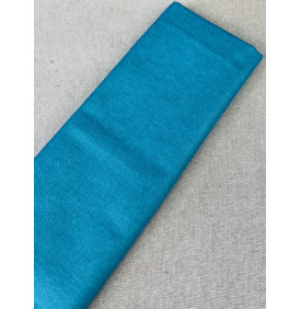 Tissu Coton Enduit Uni Brillant. Canard (Coupon Grand Format) - Tissus LM