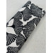 Toile PolyCoton : Gingko Wax. Noir (Coupon Grand Format) - Tissus LM