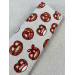 Toile PolyCoton : Bretzels. Marron (Coupon Grand Format) - Tissus LM