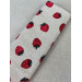 Toile PolyCoton Fraises. Rouge (Coupon Grand Format) - Tissus LM
