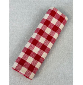 Coupon Coton Vichy “Boston” Rouge – 50 x 160 cm – 100% Coton