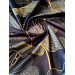 Tissu Velours Tiffany. Noir/ Or (Coupon Petit Format) - Tissus LM