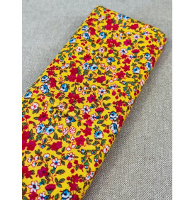 Coupon Coton Enduit Léonie Jaune - Tissu Imperméable - Tissus LM
