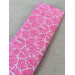 Coupon Coton Enduit : Antibes. Rose (50x160 cm) élégants, résistant et imperméable