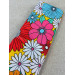 Coupon Coton Enduit Seventies. Multicolore (50x160 cm - Tissu Imperméable