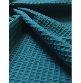 Tissu Éponge Nid d'Abeille Canard- Tissu Absorbant et Moderne