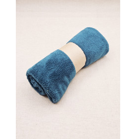 Coupon Tissu Éponge Velours Grenat- Doux, Absorbant (50x70 cm) - Tissus LM