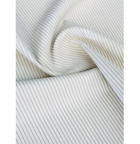 Coupon Velours Côtelé 5 mm d'ameublement – Huggy Écru (50 x 70 cm) - Tissus LM