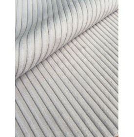 Velours larges côtes 10 mm beige (400 g/m²) – Coupon 50x70 cm, doux, épais et résistant.