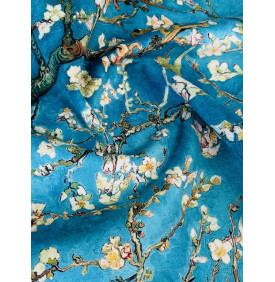 Coupon Tissu Velours Palatine : Amandier Turquoise (525 g/m²) - 50 x 70 cm - Tissu Ameublement