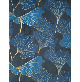 Coupon 50 x 70 cm – Velours doux Tiffany Bleu