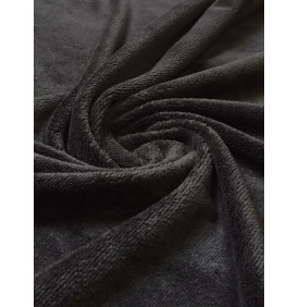 Coupon Éponge Microfibre Bambou Noir 50 x 70 cm – 305 g/m² Ultra Doux