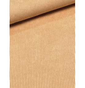 Coupon Velours Côtelé “Starsky” Massala – Fine Côtes 3 mm - 50 x 70 cm - Tissu Ameublement