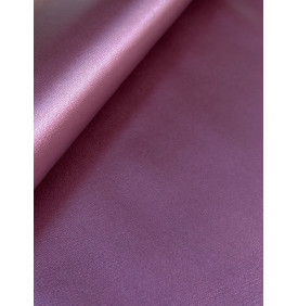 Simili Cuir Effet Métal – Aubergine