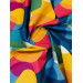 Coton Enduit Sixties Multicolore – Graphique, Fun & Imperméable | Coupon 50x155 cm