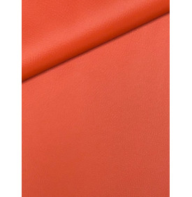 Coupon Simili Cuir "Karia Grainé" Sienne – Tissu d’Ameublement & Accessoires – 50 x 70 cm