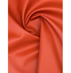 Simili Cuir Uni – Karia Sienne – Effet Cuir Grainé – Coupon 50x70 cm