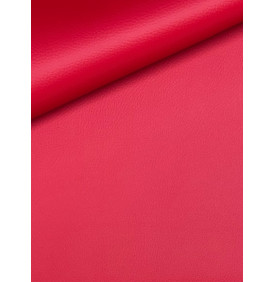 Coupon Simili Cuir "Karia Grainé" Rouge – Tissu d’Ameublement & Accessoires – 50 x 70 cm