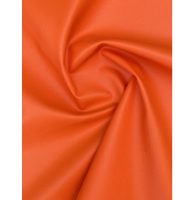 Simili Cuir Uni – Karia Orange – Effet Cuir Grainé – Coupon 50x70 cm