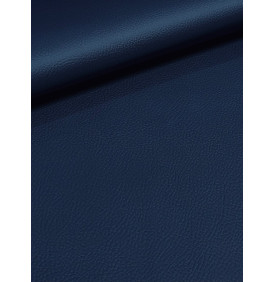 Coupon Simili Cuir "Karia Grainé" Marine - Tissu d’Ameublement & Accessoires – 50 x 70 cm