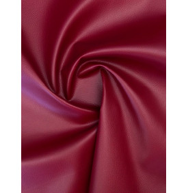 Simili Cuir Uni – Karia Bordeaux – Effet Cuir Grainé – Coupon 50x70 cm