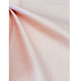 Toile Enduite – Palace Cubex Nude – Effet Pailleté Argenté | Coupon 50 x 160 cm