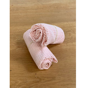 Filet Coton Bio – Rose | 100 % Coton – Coupon 50 x 70 cm