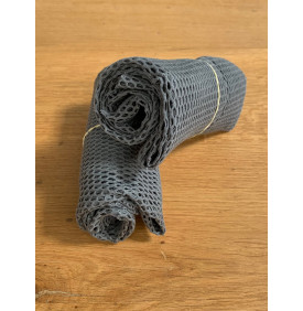Filet Coton Bio – Gris Ardoise – Maille Souple Ajourée
