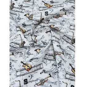 Coupon Coton Enduit – Virtuoso Gris – Tissu Imperméable – Coupon 50 x 160 cm