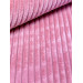 Velours larges côtes 10 mm rose (400 g/m²) – Coupon 50x70 cm, doux, épais et résistant.
