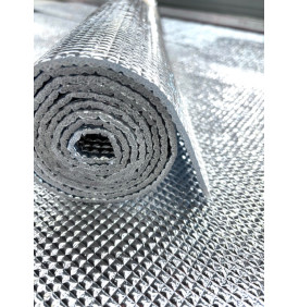 Tissu Isolant Thermique Argent – Épaisseur 2 mm – 150 cm – 110 g/m² – Vente au mètre