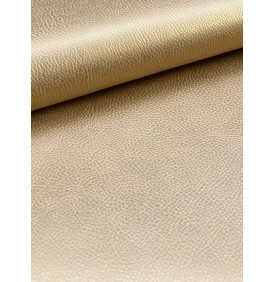 Simili Cuir Or "Métallisé" – 150 cm – 450 g/m² – Vente au mètre – Tissus Ameublement