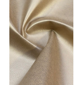 Simili Cuir Or "Métallisé" – 150 cm – 450 g/m² – Vente au mètre – Tissus Ameublement