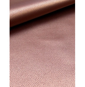 Simili Cuir Cuivré "Métallisé" – 150 cm – 450 g/m² – Vente au mètre – Tissus Ameublement