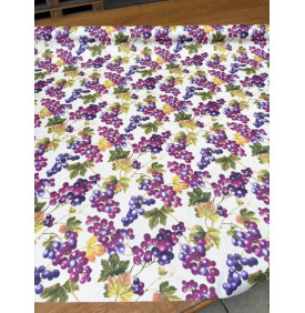 Tissu Coton Enduit : Muscat Violet (156 g/m²) – Vente au mètre - Tissu Imperméable