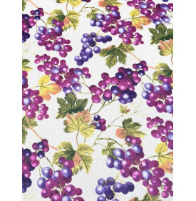 Tissu Coton Enduit : Muscat Violet (156 g/m²) – Vente au mètre - Tissu Imperméable