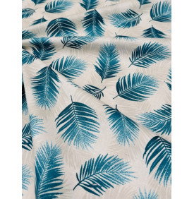 Coupon Coton Enduit “Nassau” Canard – 50 x 160 cm – Tissu Imperméable