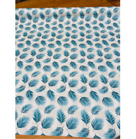 Coupon Coton Enduit “Nassau” Canard – 50 x 160 cm – Tissu Imperméable