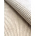 Tissu Velours Côtelé 5 mm : Écru (400g/m2) – Au Mètre - Tissu d’Ameublement
