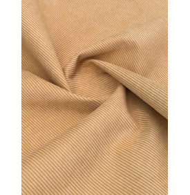 Coupon Velours Côtelé “Starsky” Massala – Fine Côtes 3 mm - 50 x 140 cm - Tissu Ameublement