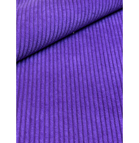 Coupon Velours Côtelé "Huggy" Lavande - Côtes 5 mm – 50 x 70 cm – Tissu d’Ameublement
